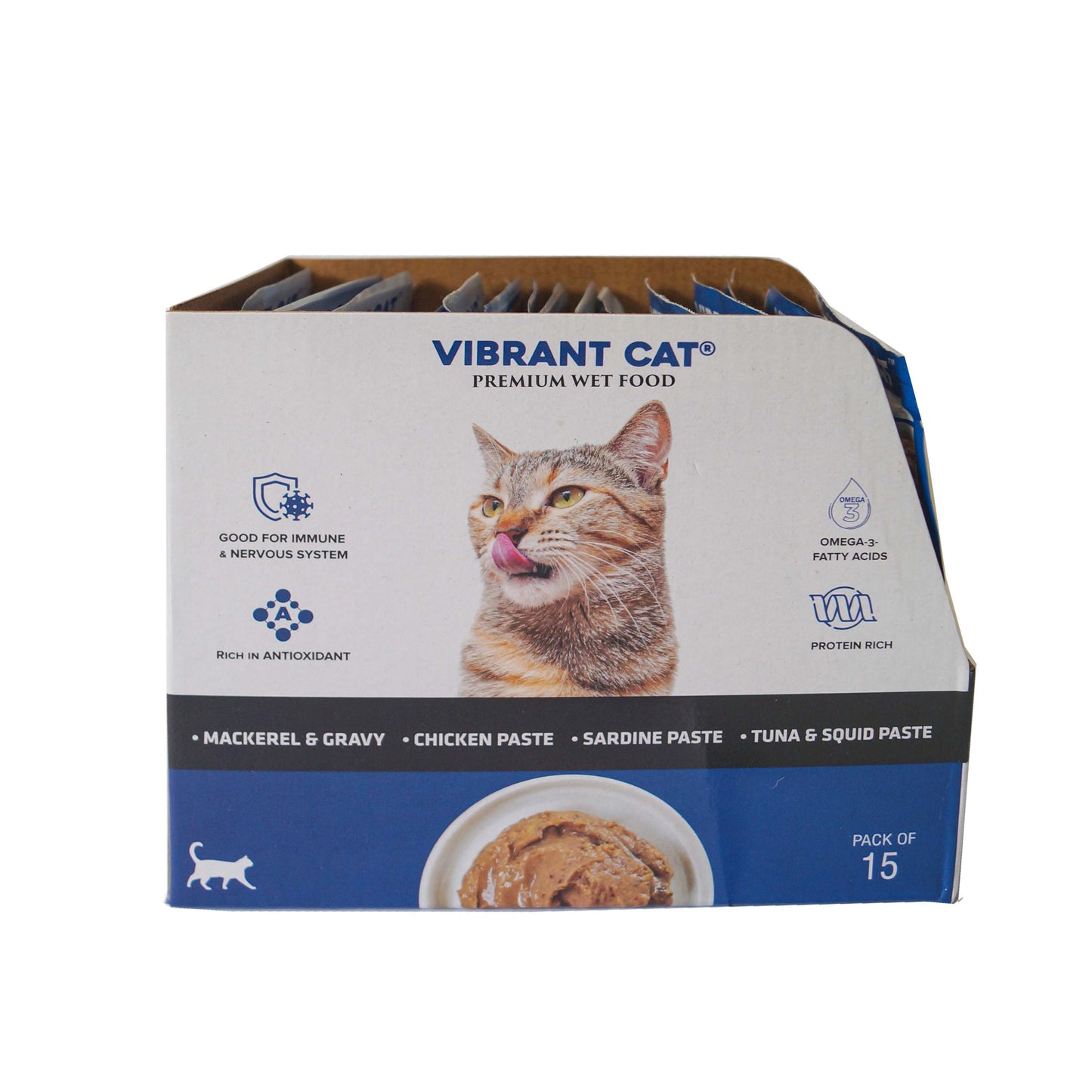 Vibrant Cat Wet Food Sardine Paste (PACK OF 15)