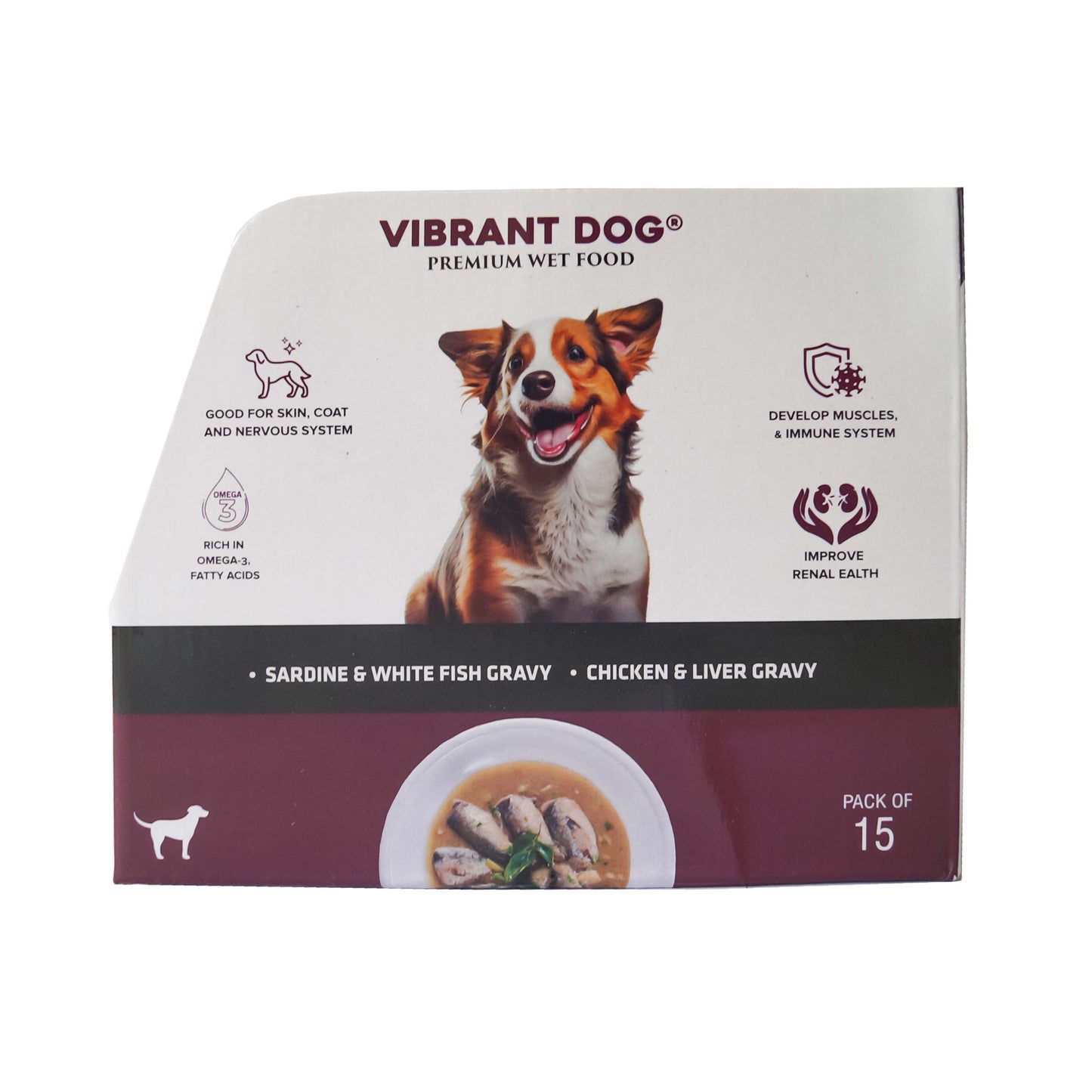 Vibrant Cat Wet Food Tune & Squid Paste (PACK OF 15)