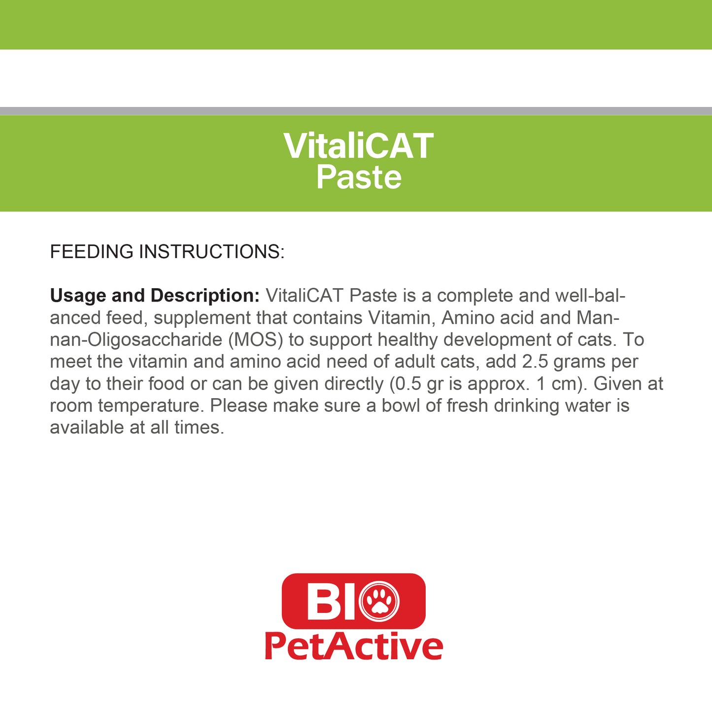 VITALI CAT PASTE