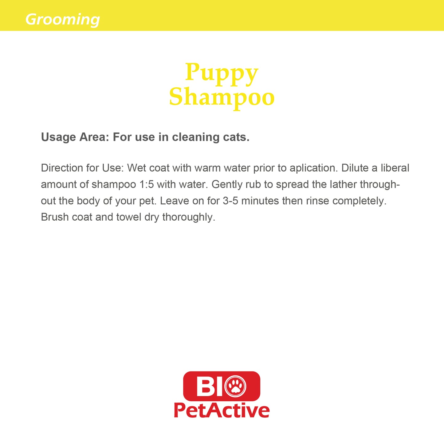 PUPPY SHAMPOO