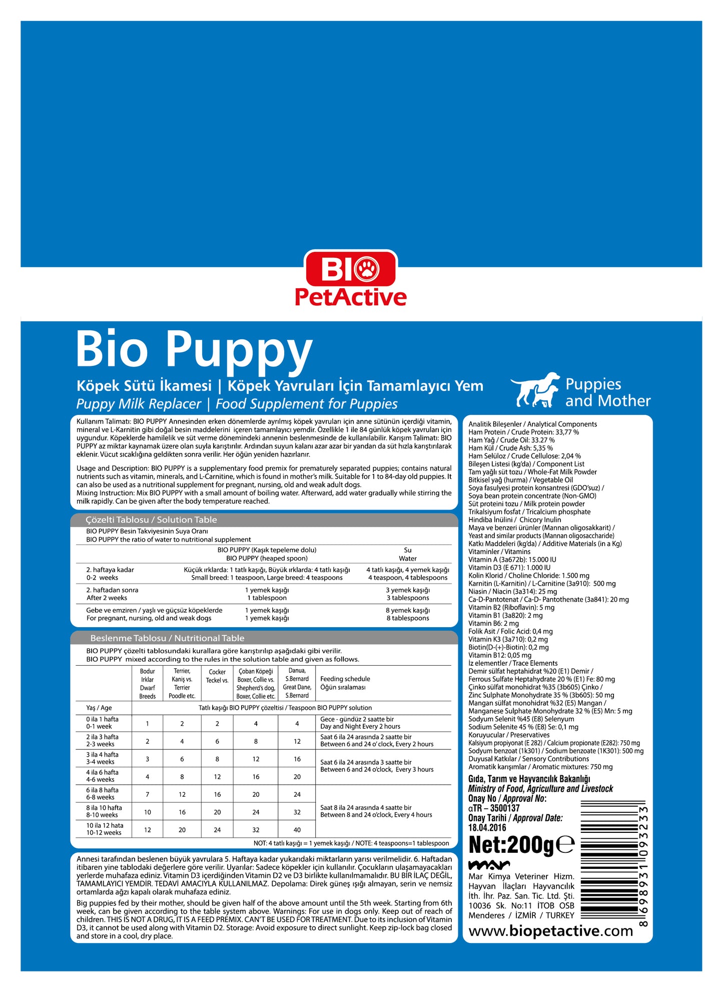 BIO PUPPY