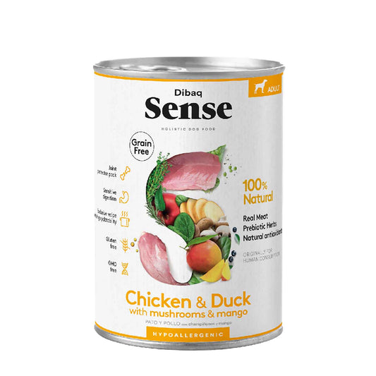 DIBAQ SENSE GRAIN FREE CHICKEN & DUCK (ADULT) WET FOOD - Vibrant Remedies