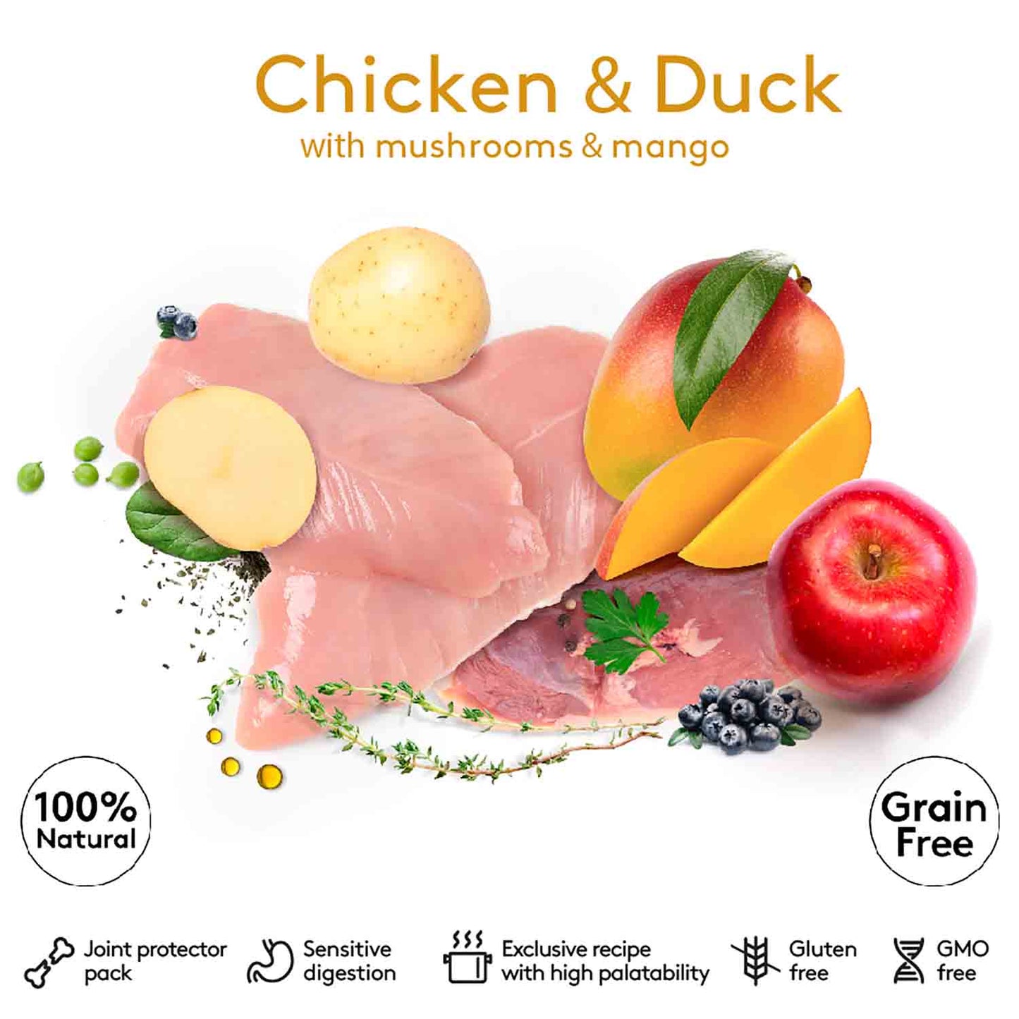 DIBAQ SENSE GRAIN FREE CHICKEN & DUCK (ADULT) WET FOOD - Vibrant Remedies
