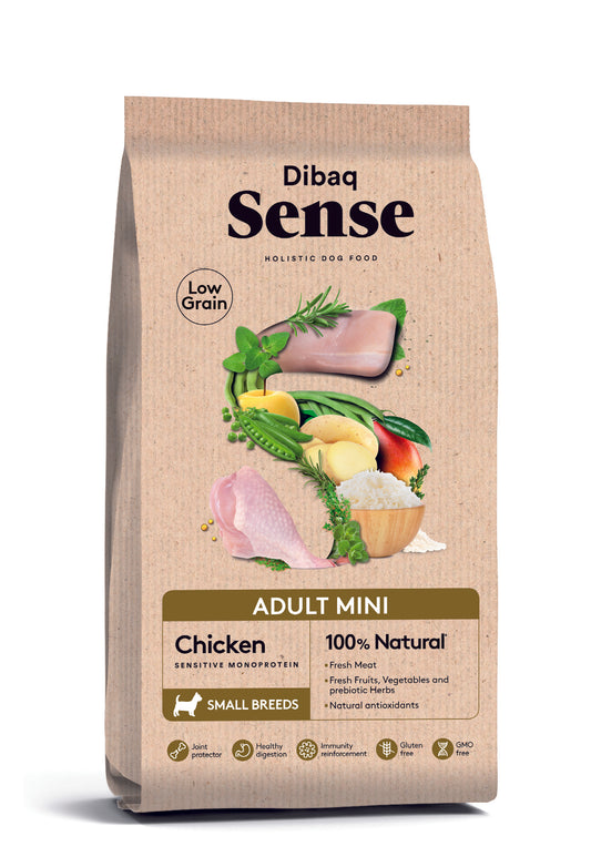 SENSE Low Grain DOG ADULT MINI CHICKEN 2KG - Vibrant Remedies