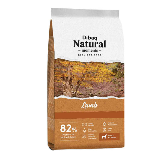 DIBAQ NATURAL MOMENTS DOG LAMB (ADULT) - Vibrant Remedies