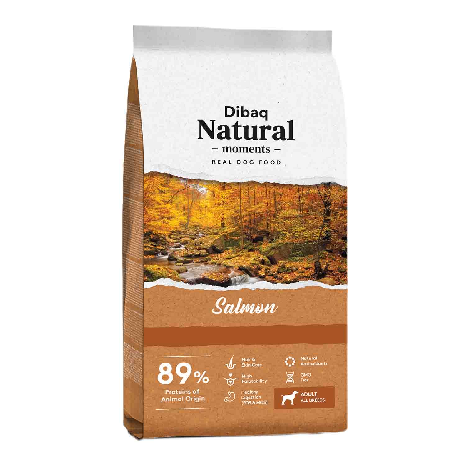 DIBAQ NATURAL MOMENTS DOG SALMON (ADULT) - Vibrant Remedies